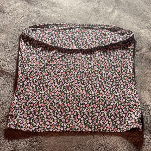Floral Tube Top - Picture 2 of 3